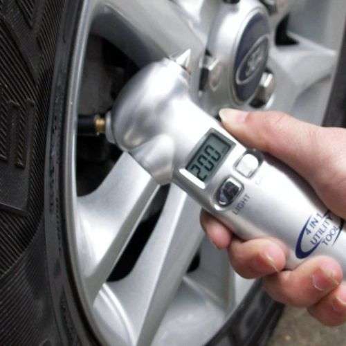 LCD Digital Car Auto Tire Tyre Air Pressure Gauge Tester 4in 1 function