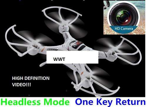NEW ONE KEY RETURN WIFI 2.4Ghz 6-Axis Gyro RC Quadcopter Drone RTF w/ 2MP HD Camera