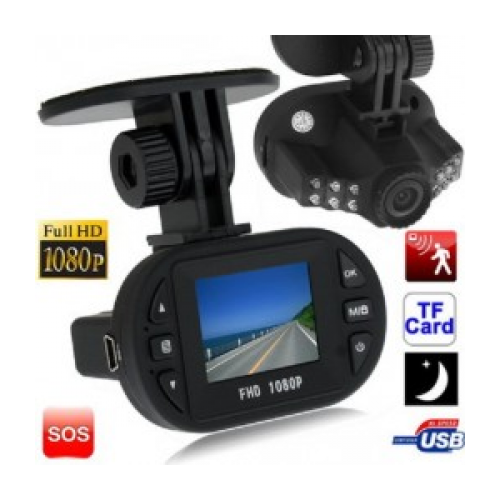 Full HD 1080P Vehicle Blackbox DVR 160' Car Camera