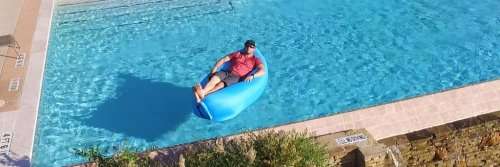 LAZY SOFA LOUNGER - NEW COMFY INFLATABLE SOFA
