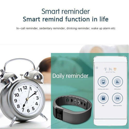 Bluetooth Smart Bracelet Sport Watch Step Calorie Fitness Tracker Pedometer