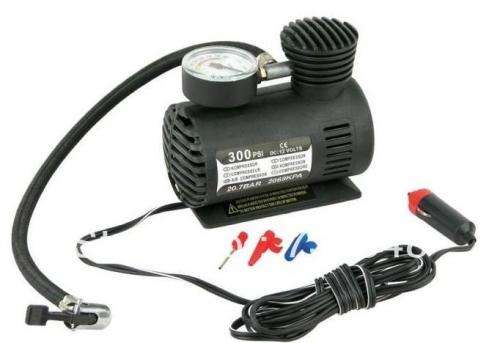 300PSI mini Auto Car Mini Air compressor with built in Gauge