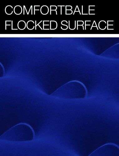 Double Air Bed Inflatable Matress Flocked Camping Comfort