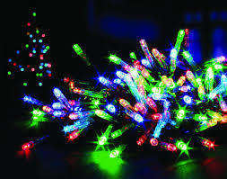 RED 50L LED Christmas lights.