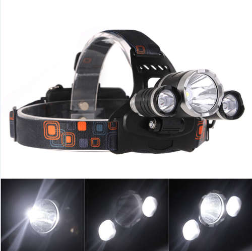 3x Cree T6 ZOOM Led Headlamps 2000lm Headlight Waterproof High Power Light