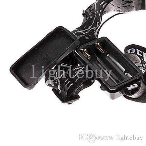 1800 Lumen CREE XML T6 High Power LED Headlamp Headlight Flashlight Torch 3 Modes + 2 X Batter