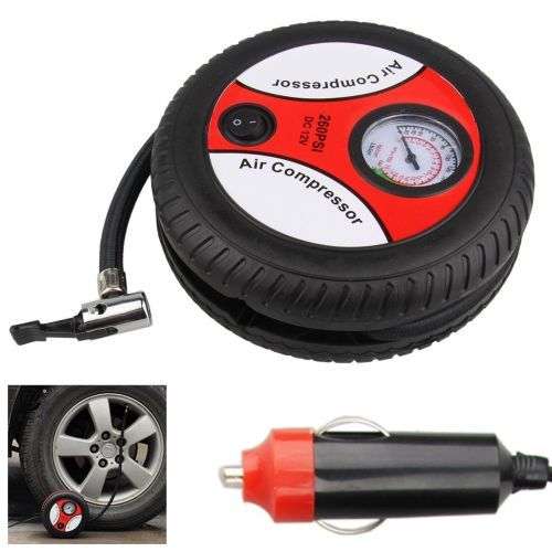 260PSI mini Auto Car Mini Air compressor with built in Gauge