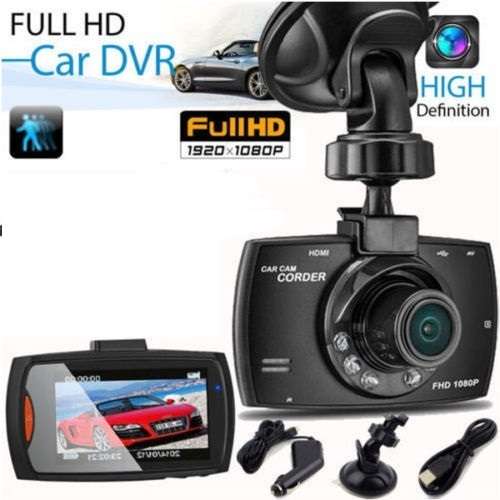 2.7" FULL HD 1080P Night Vision In Dual Lens Blackbox Cctv Car Dvr Video Recorder Camera G Sensor