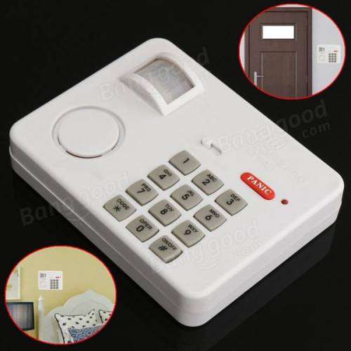 Motion sensor with Keypad Alarm set Numerical Code House alarm Code