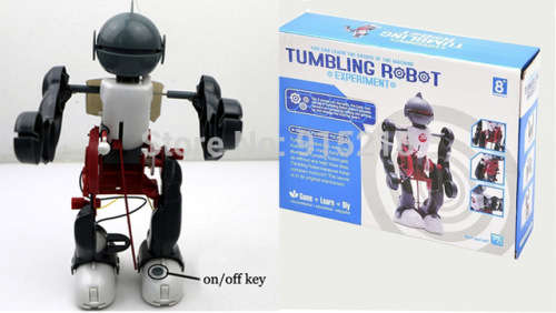 Tumbling Robot Science Kit / DIY Robot Toy Experiment Kit & Science Guide,DIY assembling blocks educ