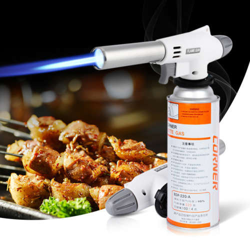 Portable Flame GUN Lighter Jet Torch Butane Gas Burner for Welding Camping BBQ