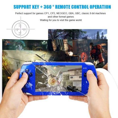 8GB 5.0" HD screen Portable Multimedia Player Digital Video Camera PSP Handheld game consoles MP3 MP