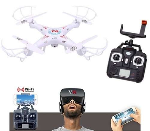 VR Box 3D Glasses Drone WIFI FPV 2.4Ghz 4CH RC Quadcopter Camera 3D Rolling UFO