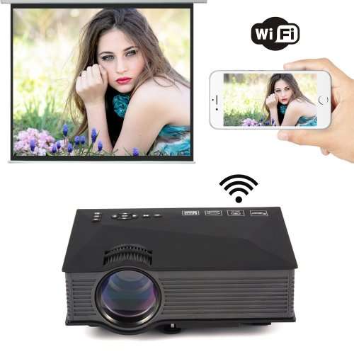 WIFI Ready LED Portable Projector Multimedia Home Cinema HD 1080P