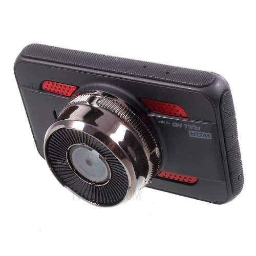 HIGH QUALITY 3.0-inch Full HD 1080P Car Video Recorder Car DVR Support Loop Recording - Black + Red