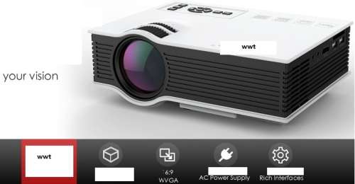HOME CINEMA LED Portable Projector Multimedia HD 1080P
