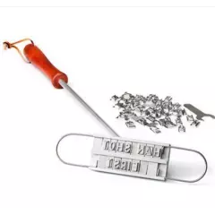 DIY Barbeque Grill Meat Steak Branding Iron With 55 Changeable Letters BBQ Tools