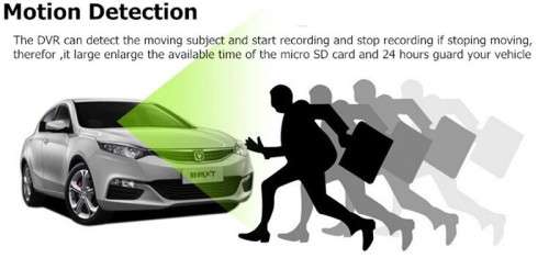 4.3" Full HD 1080 Vehicle Blackbox DVR G Sensor