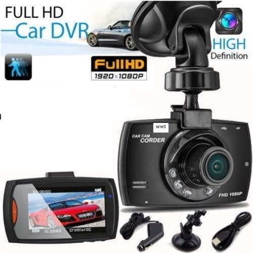 FULL HD 1080P Night Vision In Dual Lens Blackbox Cctv Car Dvr Video Recorder Camera G Sensor