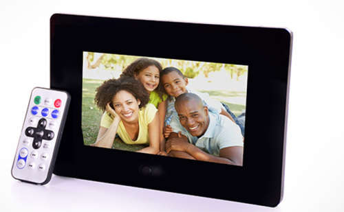 7 INCH DIGITAL PICTURE FRAME WITH REMOTE CONTROL SUPPORT SD / MMC / MS CARD AND USB