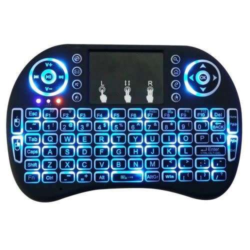 Mini 2.4GHz 3 Colors Backlit Wireless Keyboard Touchpad for PC TV Box Android