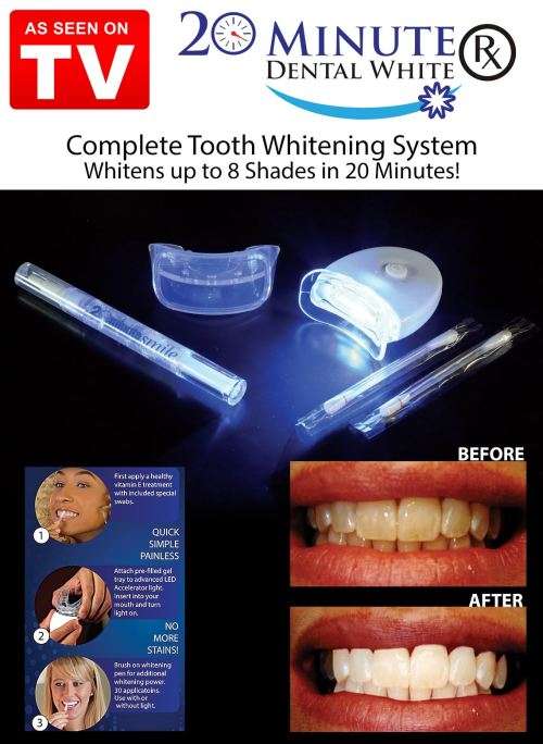 20 minute RX Dental whitening system