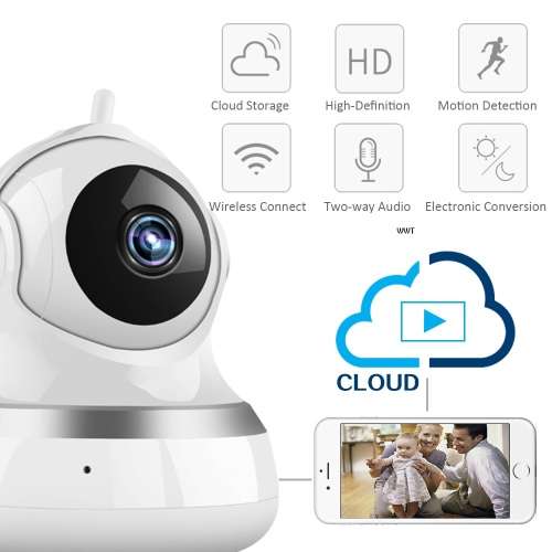 Wireless IP Camera 1080P Two Way Audio Cloud Storage Wifi Baby Monitor Home Surveillance Security N