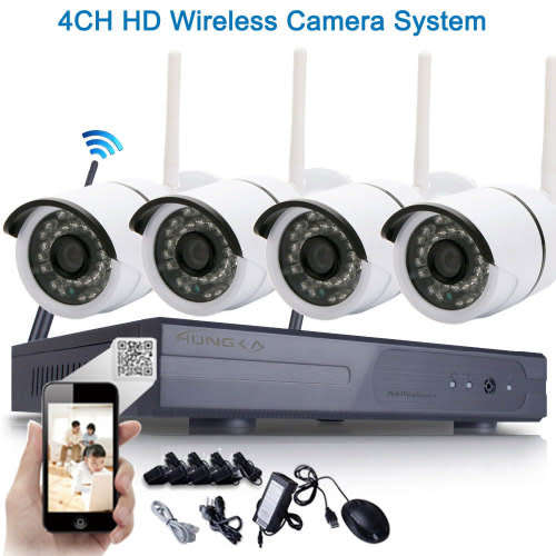 4CH HD Wireless Camera System