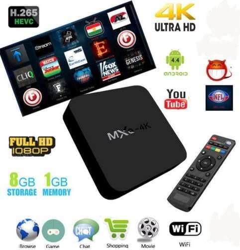 Android 5.1 TV BOX - MXQ-4K, Quad Core, HDMI - Turns Your TV Into a Smart Media Center