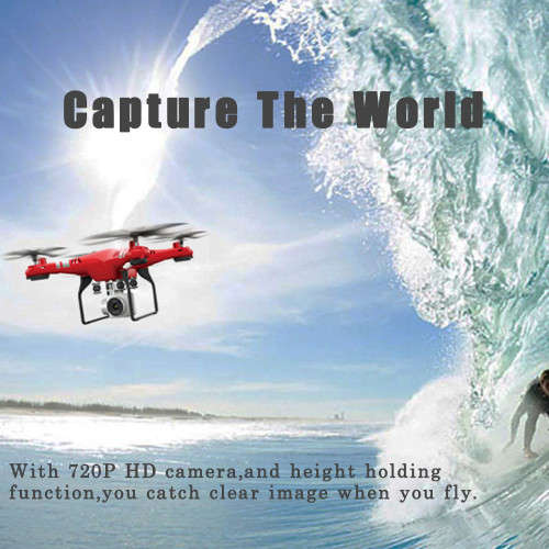 Four Wings Photography Model Aircraft 2.4G Altitude Hold HD Camera Quadcopter RC Drone 2MP WiFi FPV