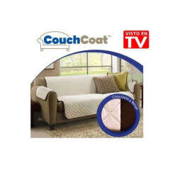 COUCH COAT Funda para SOFA REVERSIBLE LAVABLE PROTECTORA IMPERMEABLE