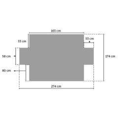 COUCH COAT Funda para SOFA REVERSIBLE LAVABLE PROTECTORA IMPERMEABLE