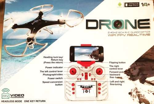 New Arrival FPV WIFI RC drone 6 axis professional quadcopter with HD CAMERA