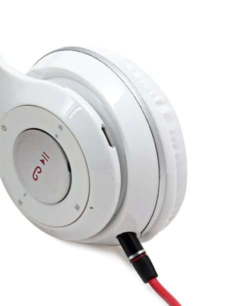 HIGH QUALITY NUCLEAR WIRELESS BLUETOOTH HEADPHONE - WHITE