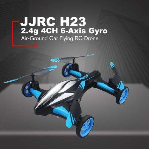 JJRC H23 RC Flying Car Drone- BLUE AND BLACK