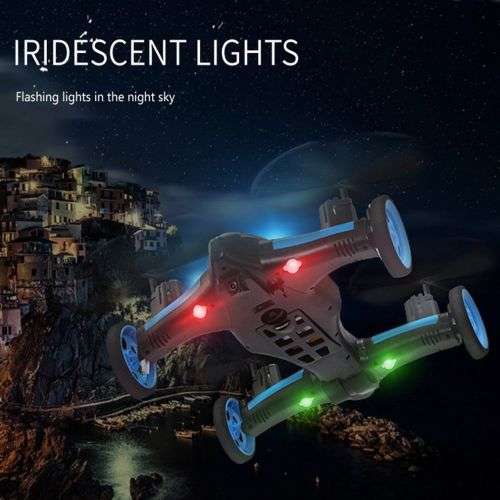 JJRC H23 RC Flying Car Drone- BLUE AND BLACK