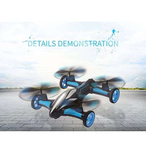 JJRC H23 RC Flying Car Drone- BLUE AND BLACK