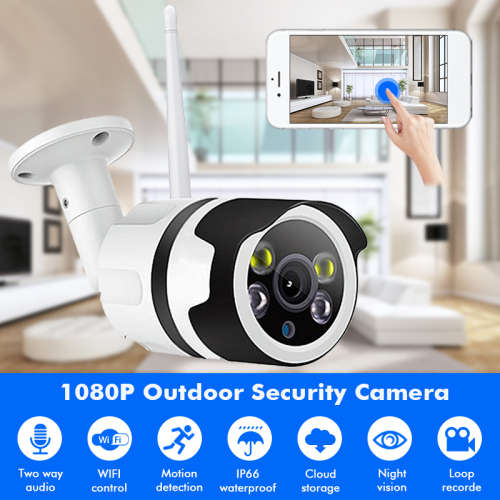 Security IP Camera 1080P Wireless IP Onvif Surveillance Camera 200W 98ft Night Vis