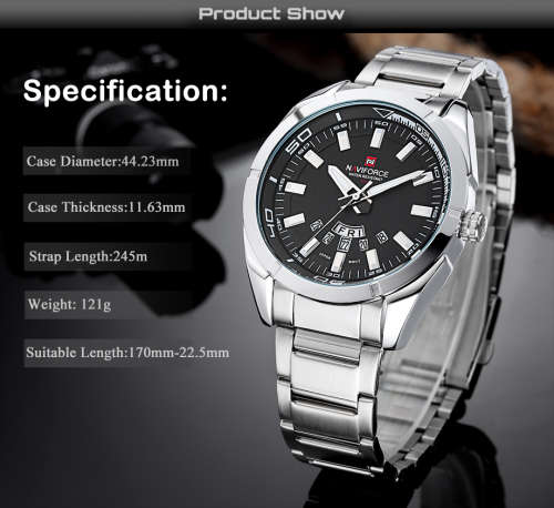 FREE SHIPPING - NAVIFORCE 9038 Luxury Brand Men Sport Watches Men's Quartz