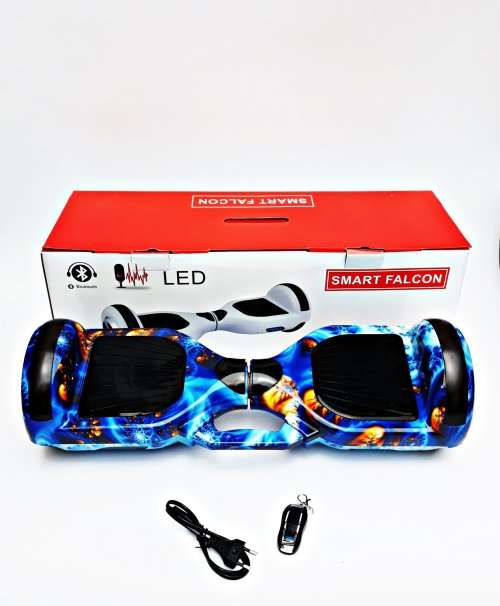Smart Falcon Hoverboard With Remote, Bluetooth Speaker and Carry Handle