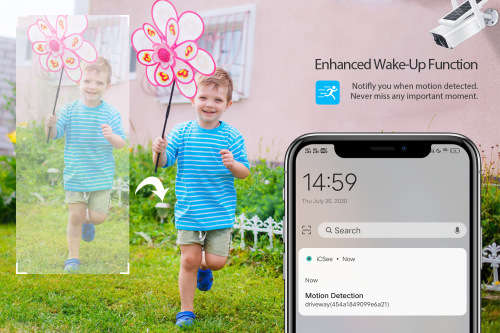 Solar Charged WIFI Dome Camera with Adjustable Solar Panel - 2MP - 1080P HD - Two Way Audio