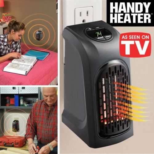 Handy Heater - The Wall-Outlet Space Heater