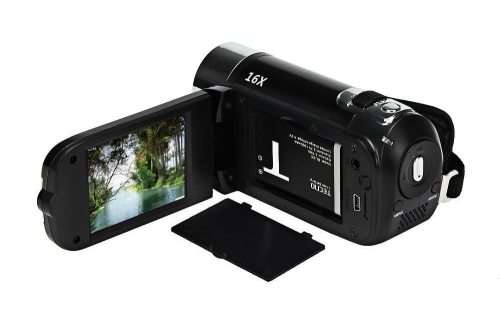Full HD 1080P Video Camera Professional Digital Camcorder 2.7 Inches 16MP High Definition ABS FHD DV