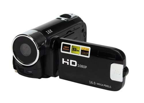 Full HD 1080P Video Camera Professional Digital Camcorder 2.7 Inches 16MP High Definition ABS FHD DV