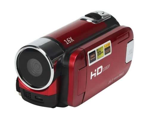 Full HD 1080P Video Camera Professional Digital Camcorder 2.7 Inches 16MP High Definition ABS FHD DV