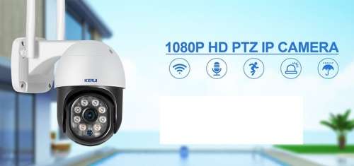 Outdoor Surveillance Camera - Wi-Fi - IR Night Vision - Water Resistant - 2 Way Audio - Full HD