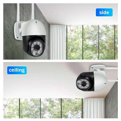 Outdoor Surveillance Camera - Wi-Fi - IR Night Vision - Water Resistant - 2 Way Audio - Full HD