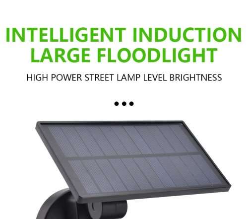 78 LED Solar Flood Light - 3 Adjustable Heads