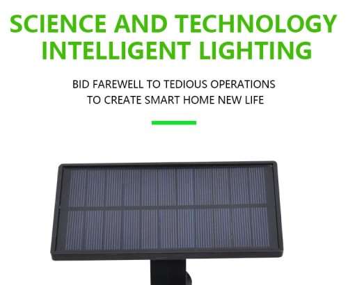 78 LED Solar Flood Light - 3 Adjustable Heads