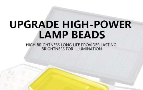 78 LED Solar Flood Light - 3 Adjustable Heads